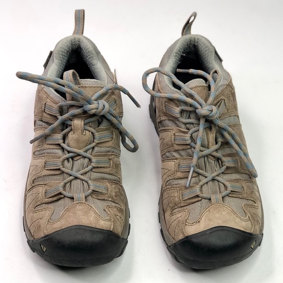 Keen hiking shoes low top tan grey lace up bump toe size 8 - Picture 9 of 9